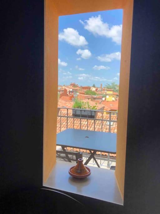Romantic Attic Room With Panoramic View Bolonia Exterior foto