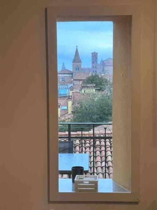 Romantic Attic Room With Panoramic View Bolonia Exterior foto